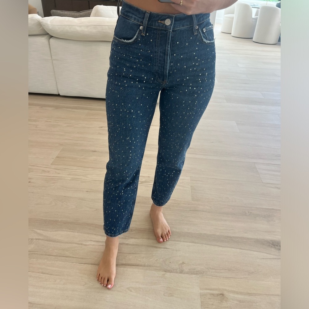Embellished Jeans - Size 4